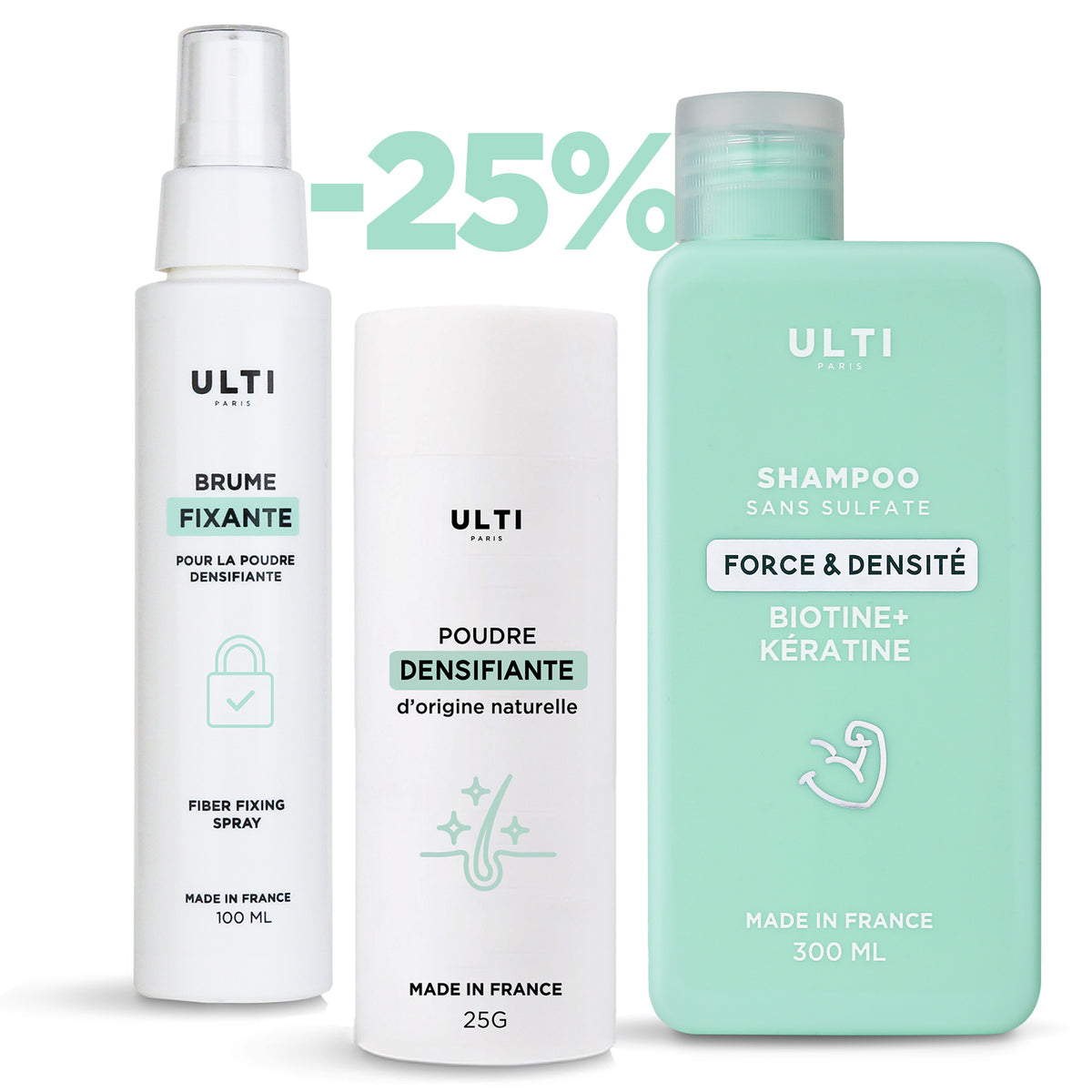 Pack découverte pour la poudre densifiante