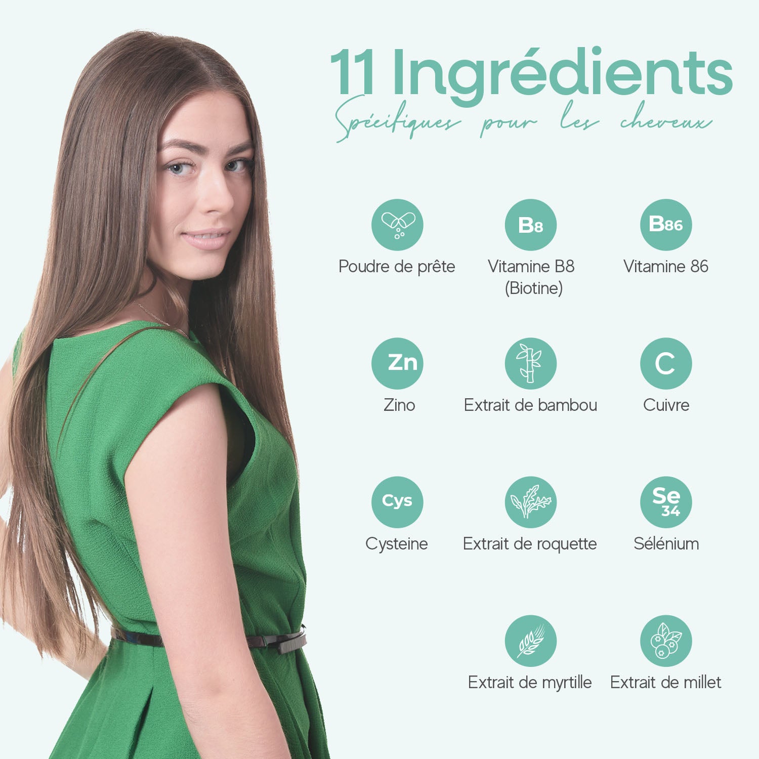 Pousse et vitalité des cheveux